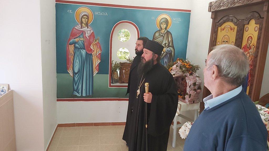 Посета на храм во изградба во село Ваљановец, Кратово