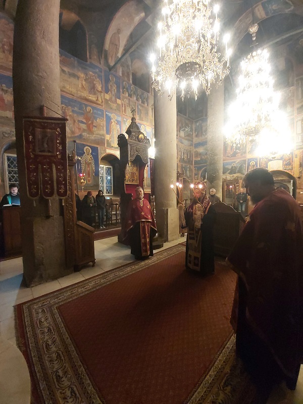 Вечерна богослужба за Недела на св. Праотци