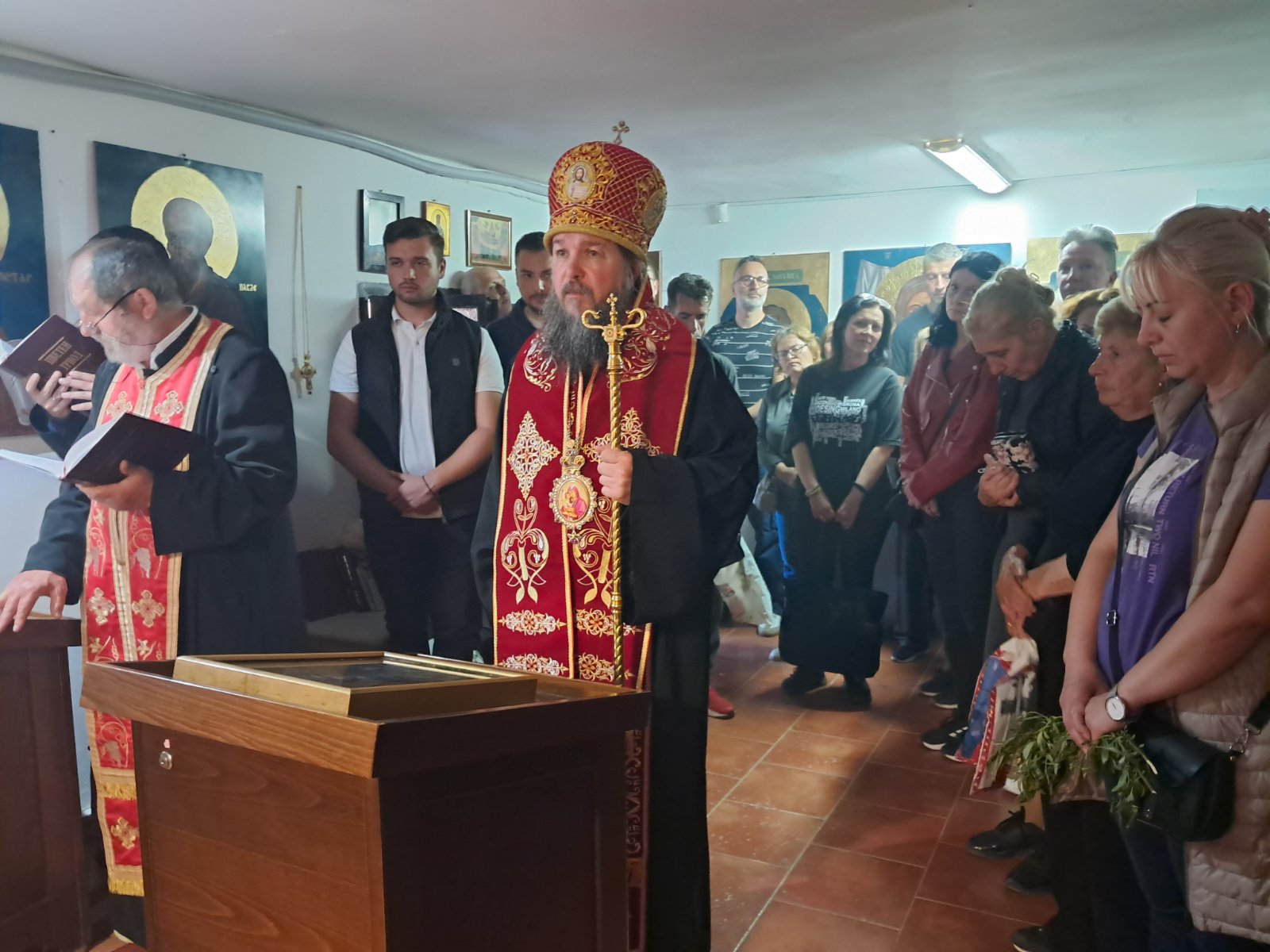 Вечерна за празникот на св. великомаченик Георгиј Победоносец