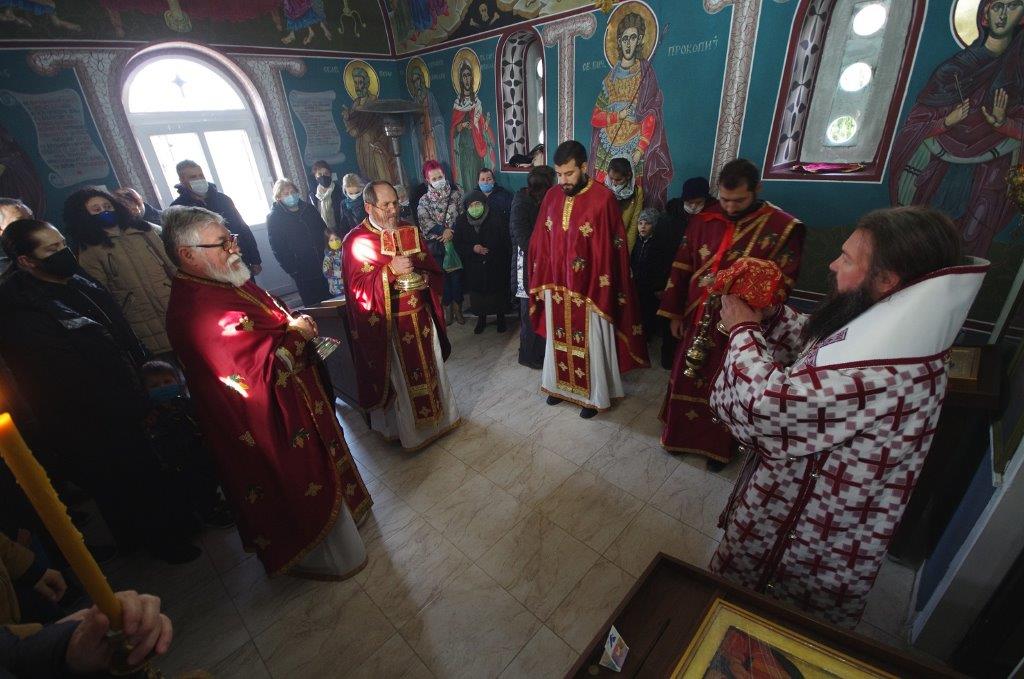 Света Литургија на  празникот на св. великомаченик Мина